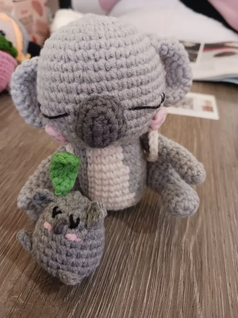 Maman koala et son bébé