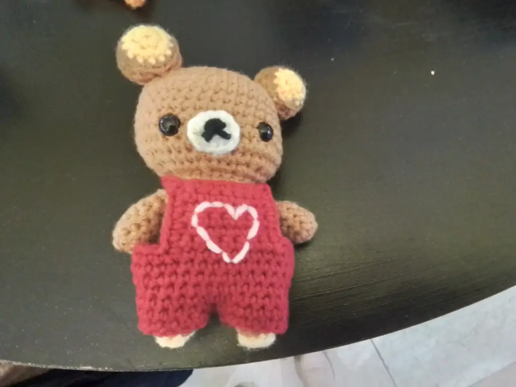 Nounours St Valentin (autre, fil acrylique, Aucun, 0, 0)